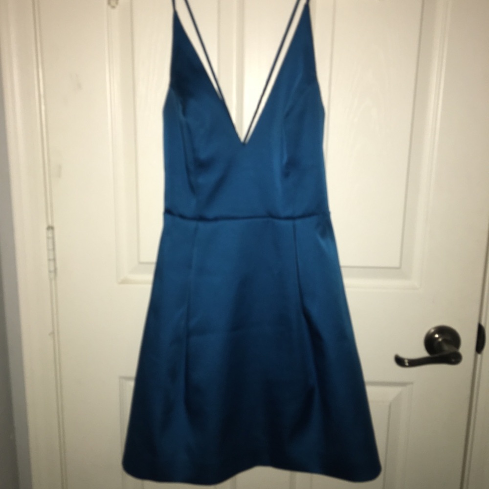 Formal satin topshop dress!